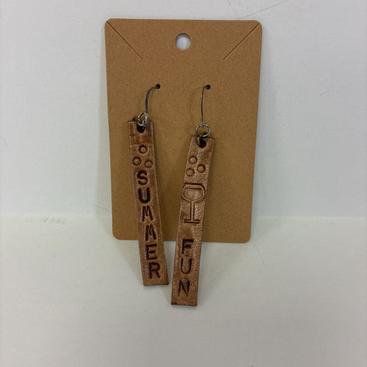 Leather Summer Fun Earrings