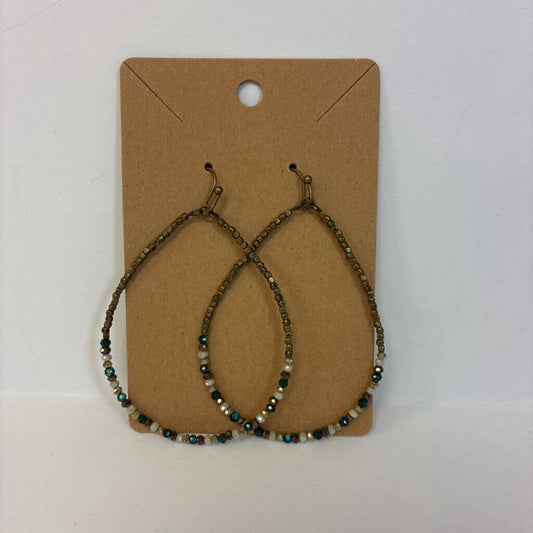 Teardrop Tiny Bead Earrings
