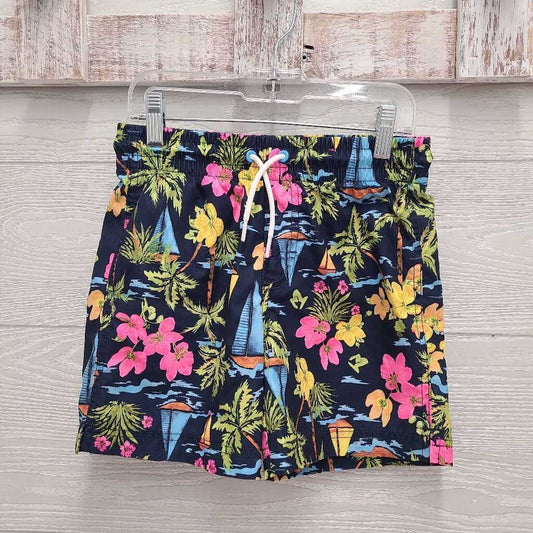 Boys Hawaiian Swim Trunks
