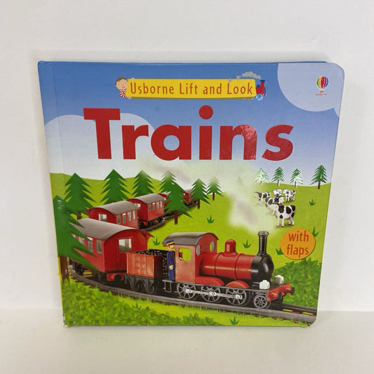 Usborne Lift and Look TRAINS