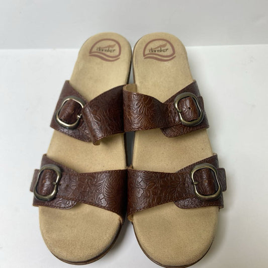 Leather Wedge Sandals