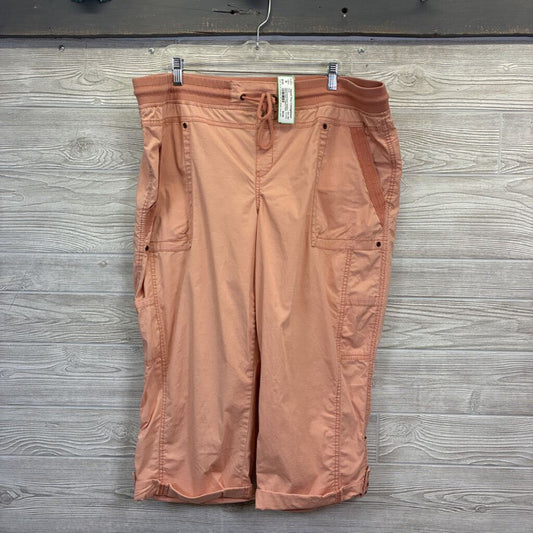 Womens Ribbed Waist Cropped Pants