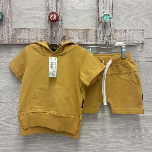Boys Hooded Shirt & Shorts *NWOT*