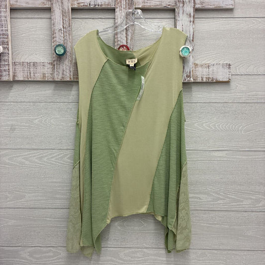 Womens Sleeveless Ribbed Tunic