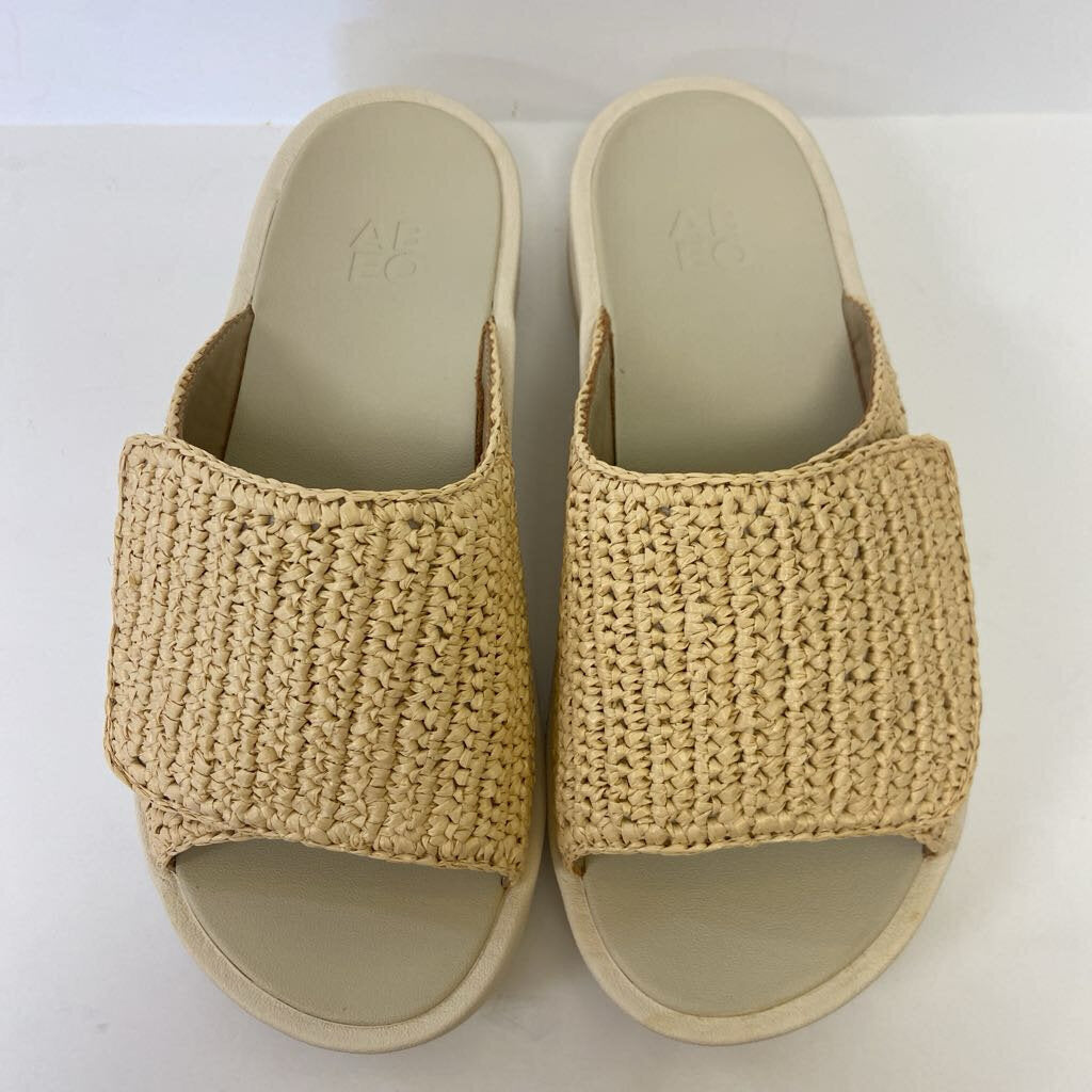 Womens Raffia Woven Slides *NEW*