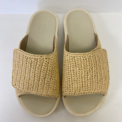 Womens Raffia Woven Slides *NEW*
