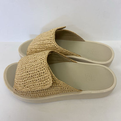Womens Raffia Woven Slides *NEW*