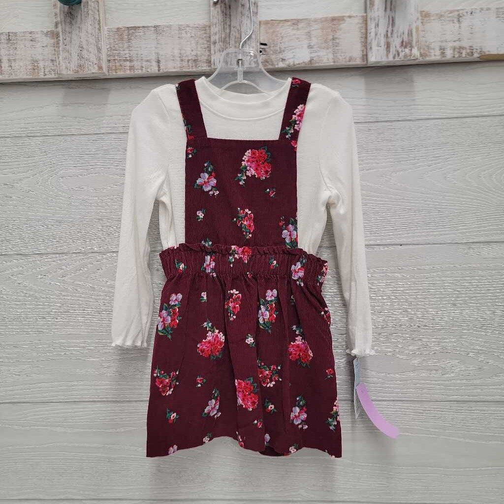 Girls Floral Cord Jumper & Shirt *NEW*