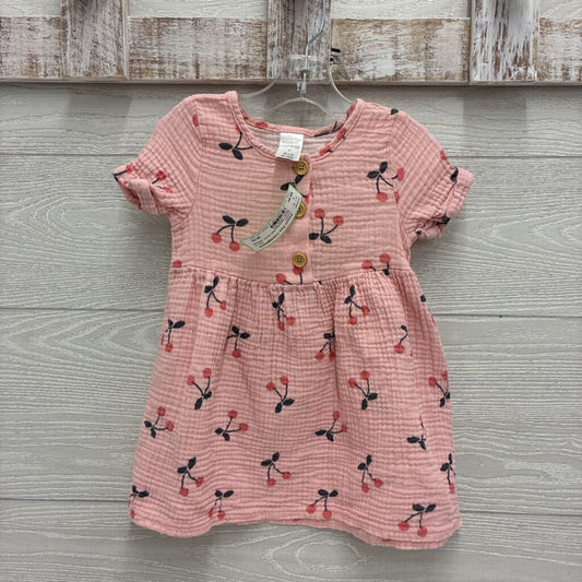 Girls Gauze Cherry Dress