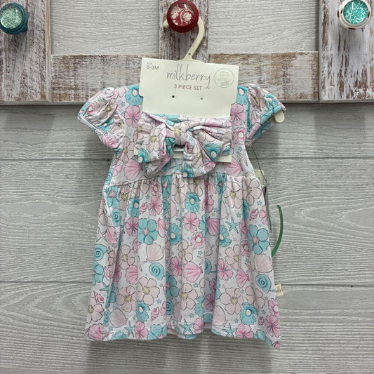Girls Bamboo 3pc Dress Set *NEW*