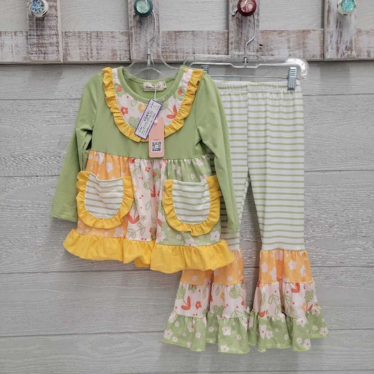 Girls Floral Ruffle Pants Set *NEW*