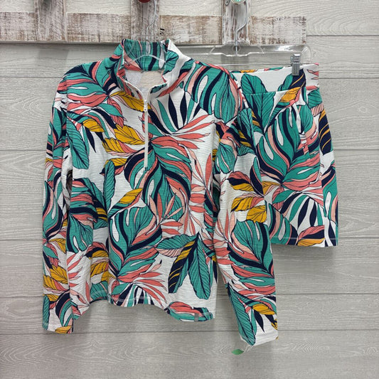 Womens Top & Skorts Set