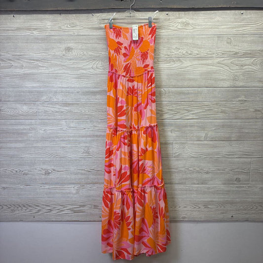 Womens Smocked Maxi Dress