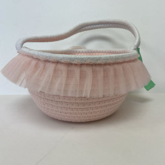 Woven Basket with Trim