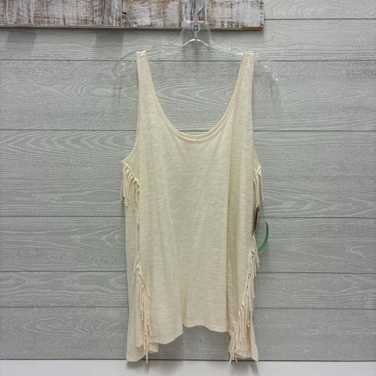 Womens Sleeveless Fringe Tee *NEW*
