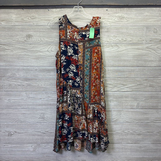 Womens Patchwork Sleeveless Dress