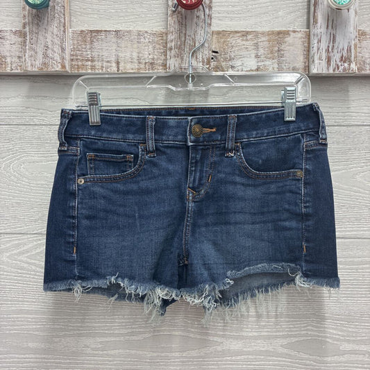 Womens Freyed Hem Jean Shorts