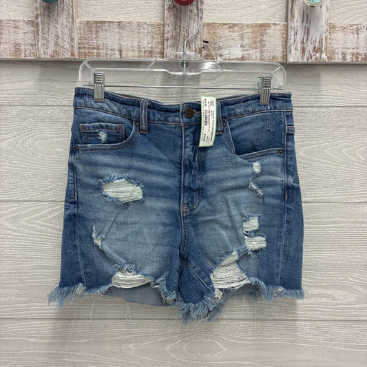 Womens Freyed Hem Jean Shorts