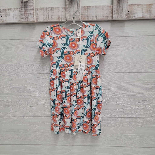 Girls Bamboo Rainbow Print Dress *NEW*