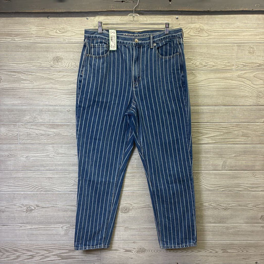 Womens Pinstriped Jeans