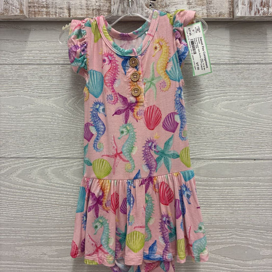 Girls Ruffle Dress Romper