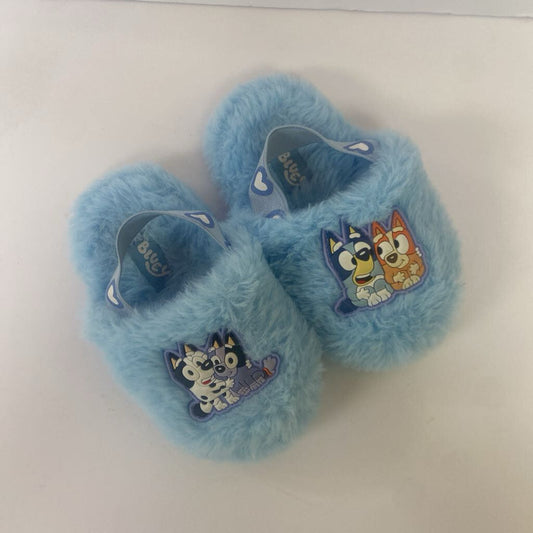 Girls Faux Fur BLUEY Slippers
