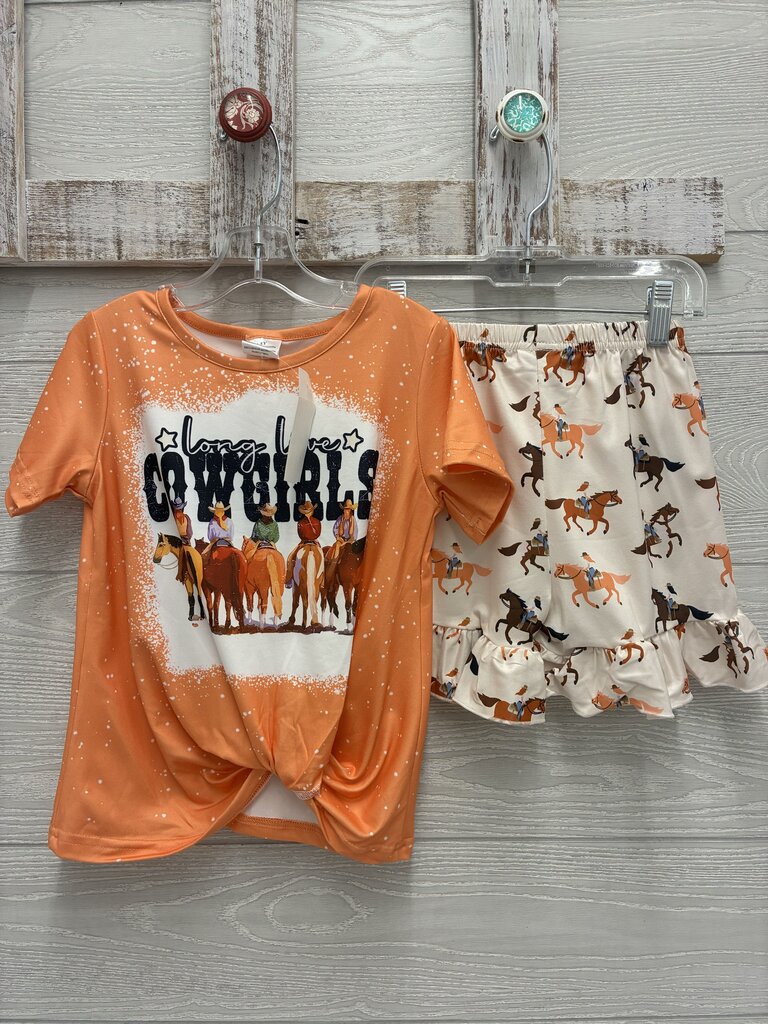 Girls Western Shirt & Shorts Set *NEW*