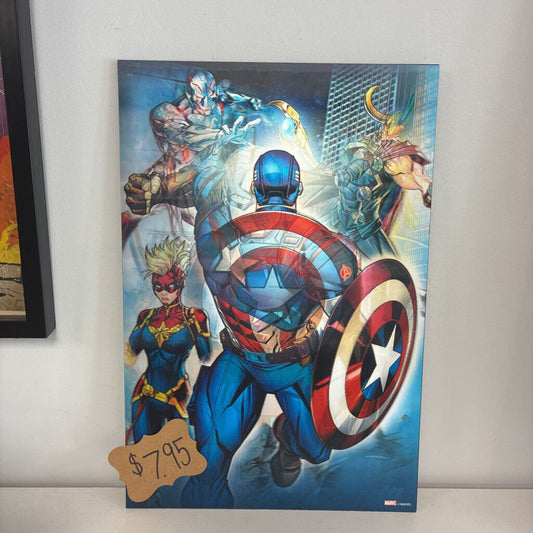 Halographic Iron Man Wall Art