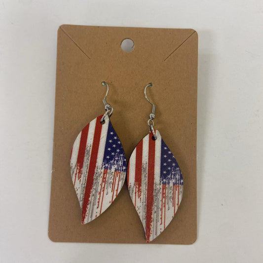 Flag Leaf Earrings