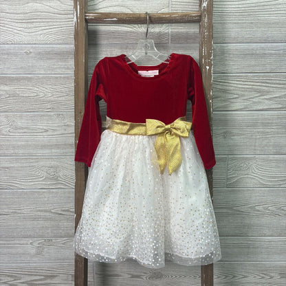 Girls Velvet & Tulle Dress