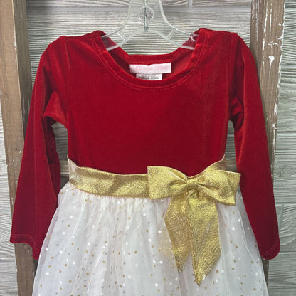 Girls Velvet & Tulle Dress