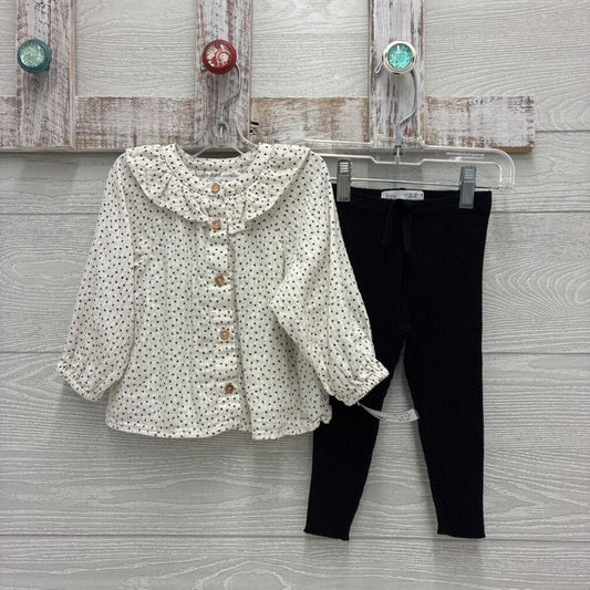GirlsGauze Shirt & Sweater Leggings