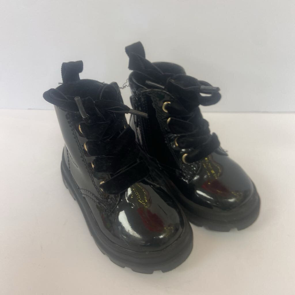 Girls Patent Leather Boots