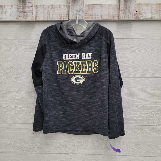 Boys GB Packers Active Hooded Shirt