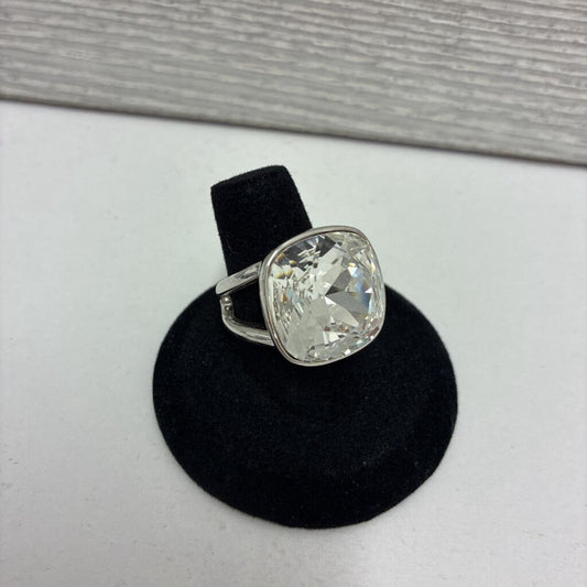 X-Large Square Crystal Ring