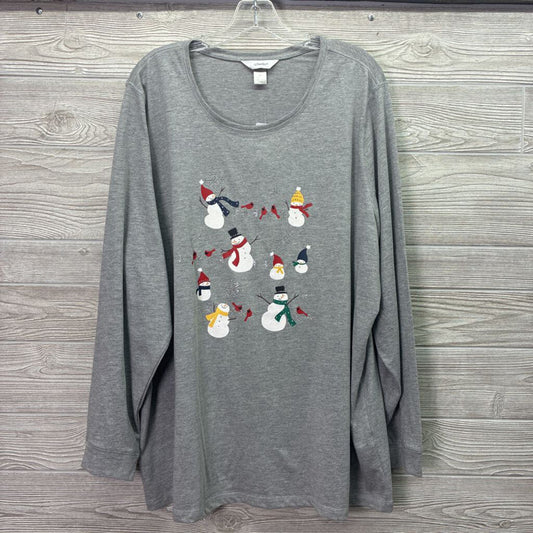 Womens L/S Snowman Shirt *NEW*