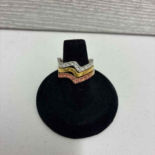 3pc Wave Crystal Band Set