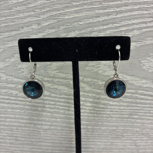 Round Crystal Dangle Earrings