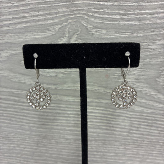 Multi Crystal Cluster Dangle Earrings