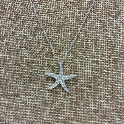 Starfish Crystal Necklace/Earring Set