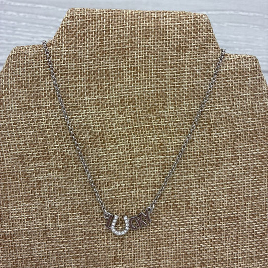 Crystal "Lucky" Pendant Necklace