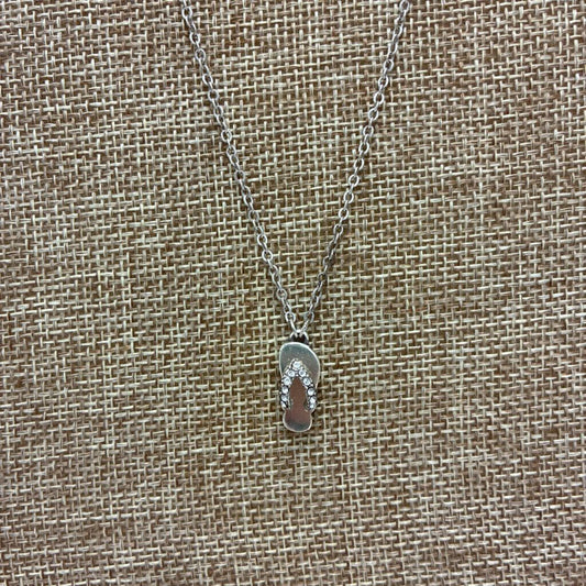 Crystal Flip Flop Necklace