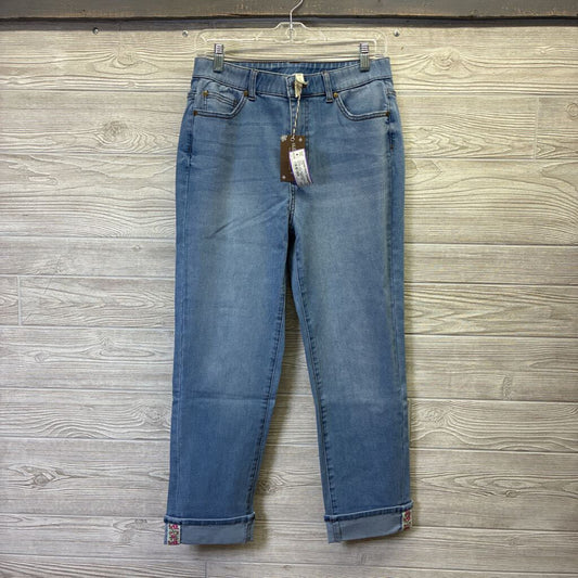 Womens Pattern Cuffed Jeans *NEW*