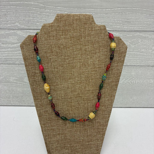 Paper Bead Necklace