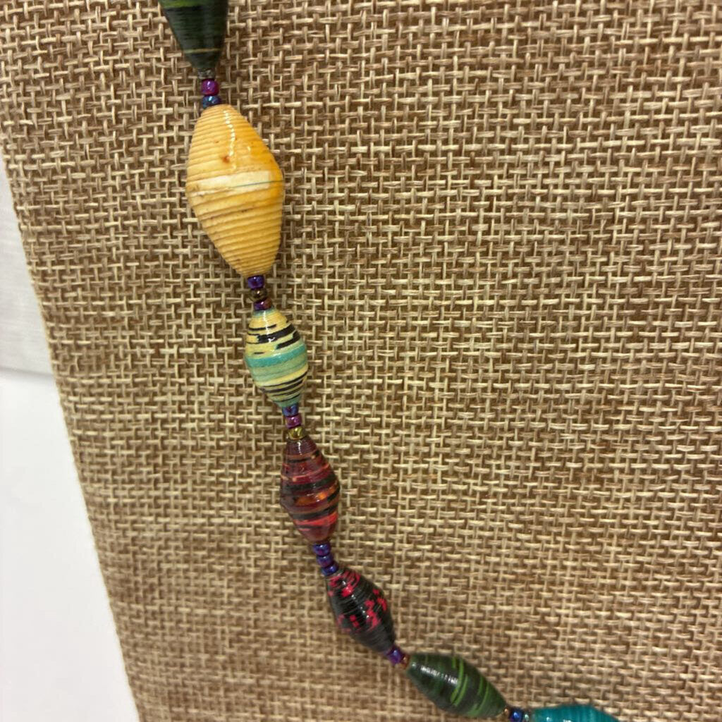 Paper Bead Necklace