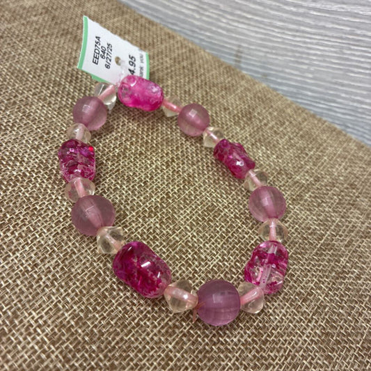 Glass Bead Stretch Bracelet