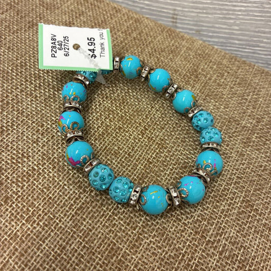 Jeweled Bead Stretch Bracelet
