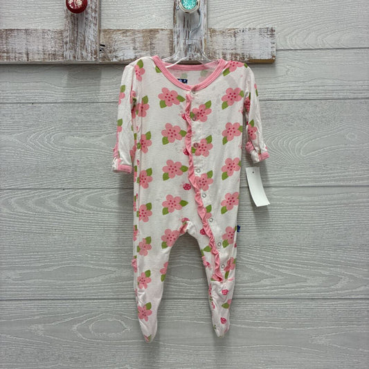 Girls Bamboo Flower Print Sleeper