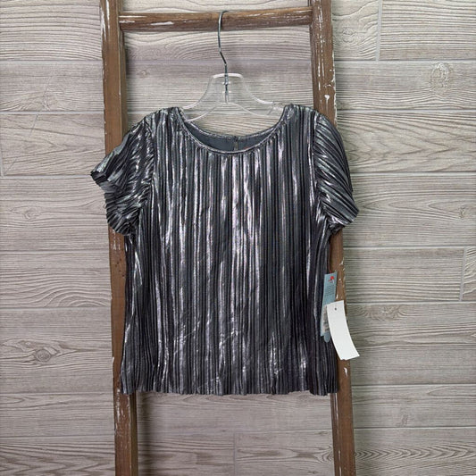 Girls Metallic Pleated Top *NEW*