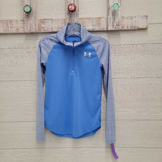 Girls Active L/S Zip Pullover Shirt